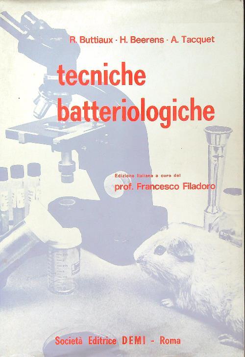 Tecniche batteriologiche