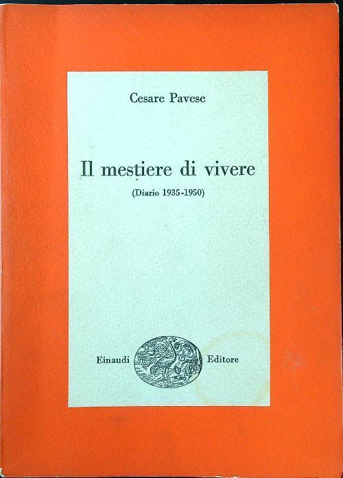 Il mestiere di vivere - Cesare Pavese - copertina