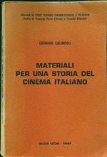 Materiali per una storia del cinema italiano