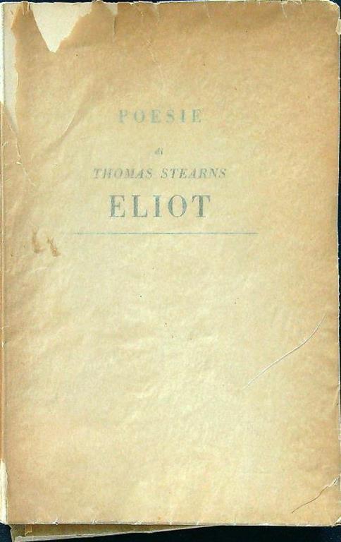 Poesie - Elio - copertina