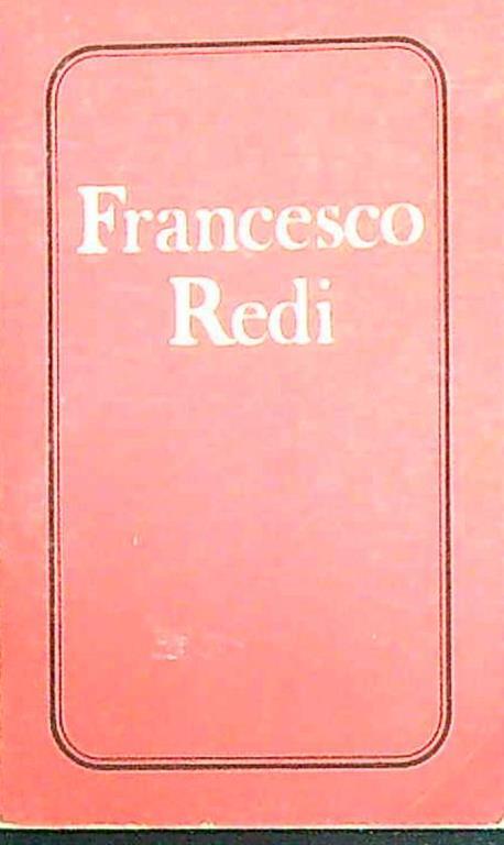 Francesco Redi. In miniatura - copertina