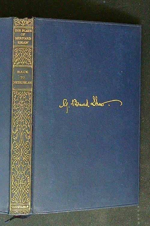 Back to Methuselah - Bernard Shaw - copertina