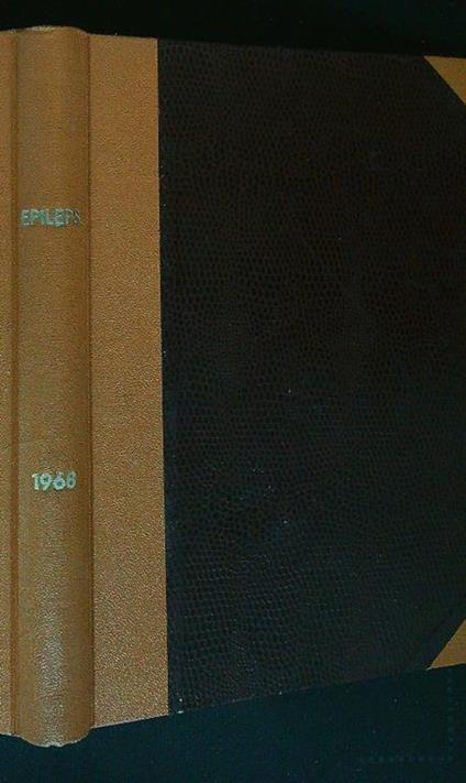 Epilepsia vol. 9/1968 - copertina