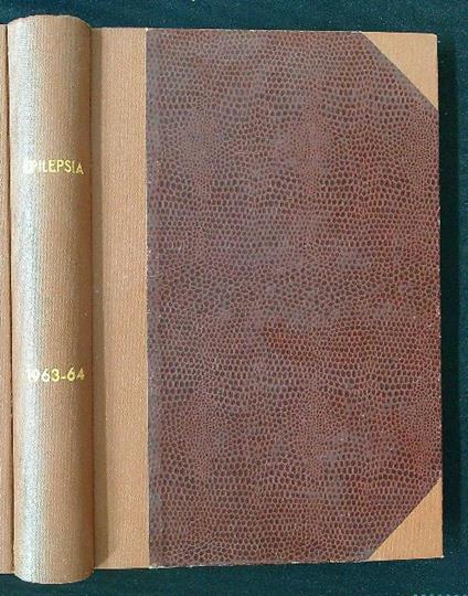Epilepsia vol. 4-5/1963-1964 - copertina