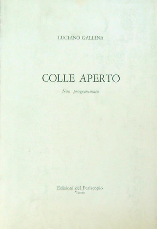 Colle aperto