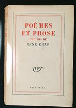 Poemes et Prose choisis de René Char