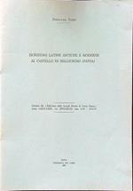 Iscrizioni latine antiche e moderne al castello di Belgioioso (estratto)