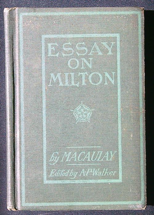 Macaulay's Essay on Milton