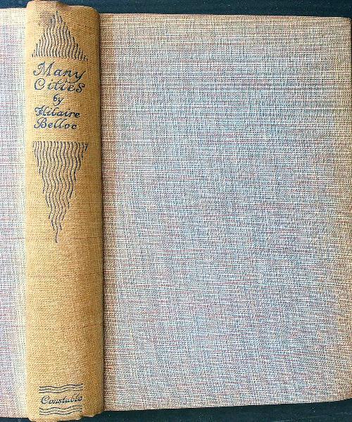 Many Cities - Hilaire Belloc - copertina