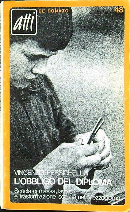 L' obbligo del diploma - Vincenzo Persichella - copertina