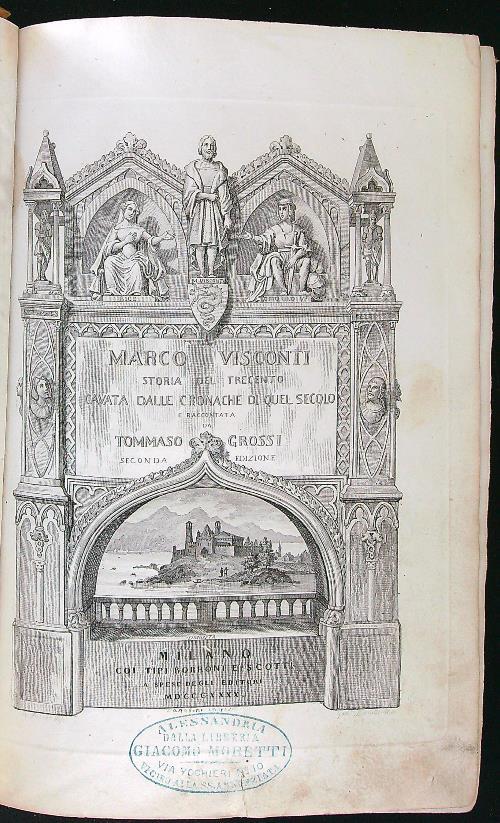 Marco Visconti storia del Trecento - Tommaso Grossi - copertina