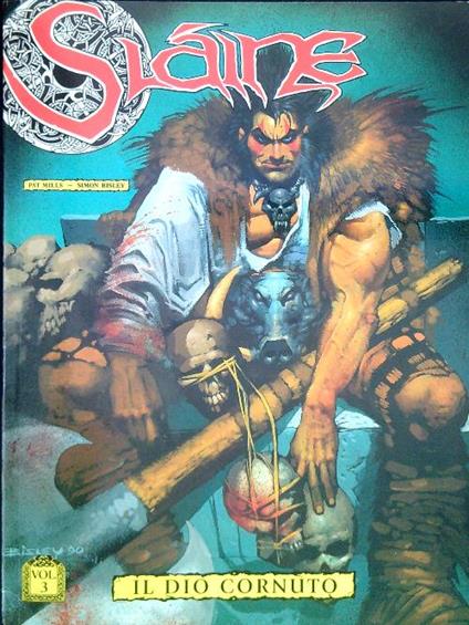 Slaine. Il dio cornuto Volume 3 - Pat Mills - copertina