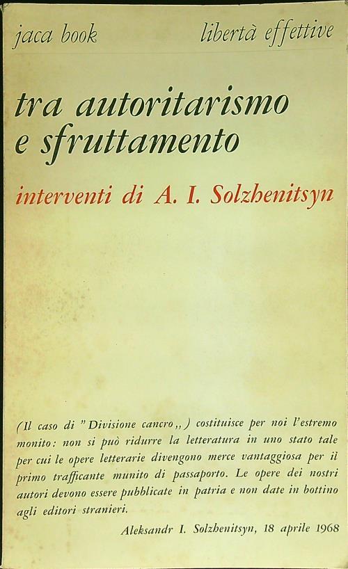 Tra autoritarismo e sfruttamento - copertina