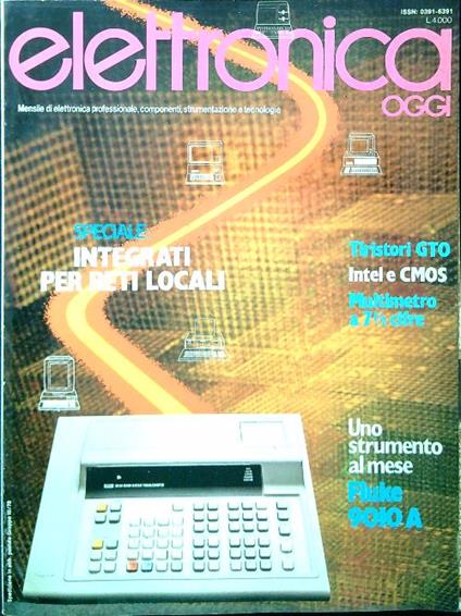 Elettronica oggi 3/Marzo 1985 - Speciale: Integrati per reti locali - copertina
