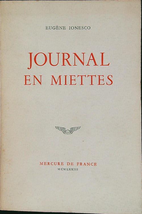 Journal En Miettes