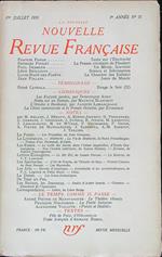 La nouvelle revue francaise n. 31/juillet 1955