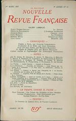 La Nouvelle Revue Francaise n. 51/mars 1957