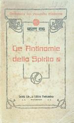 Le antinomie dello spirito