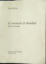 Le iscrizioni di Stendhal