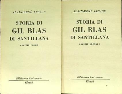 Storia di Gil Blas di Santillana 2vv - copertina
