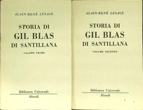 Storia di Gil Blas di Santillana 2vv - copertina