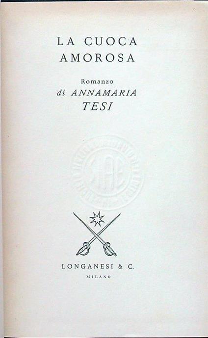 La cuoca amorosa - Annamaria Tesi - copertina