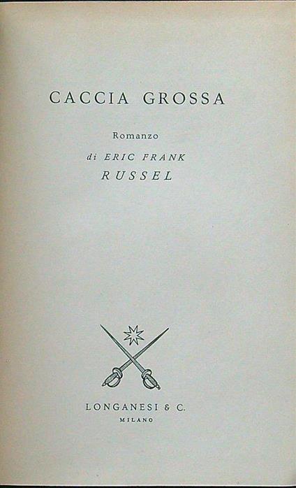 Caccia grossa - copertina