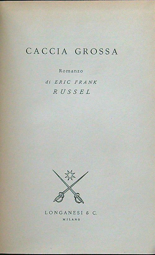 Caccia grossa - copertina