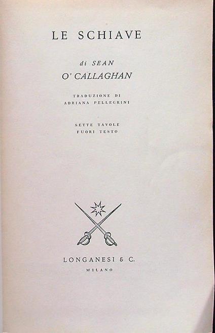 Le schiave - copertina