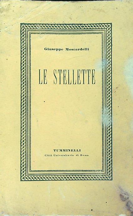 Le stellette - Giuseppe Moscardelli - copertina