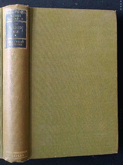The Gilded Age vol. I - Mark Twain - copertina