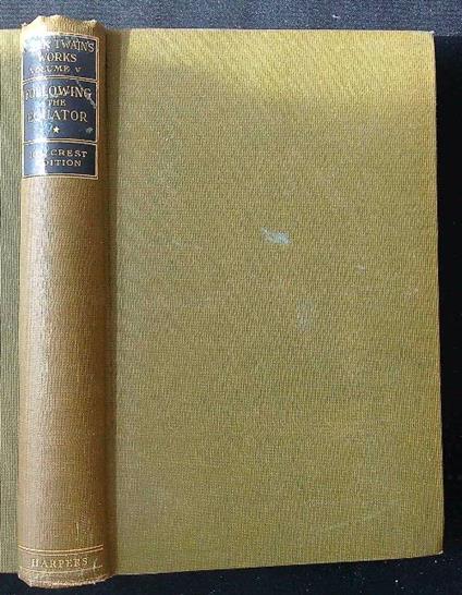 Following the Equator vol. I - Mark Twain - copertina