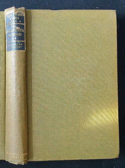 The Innocents Abroad vol. II - Mark Twain - copertina