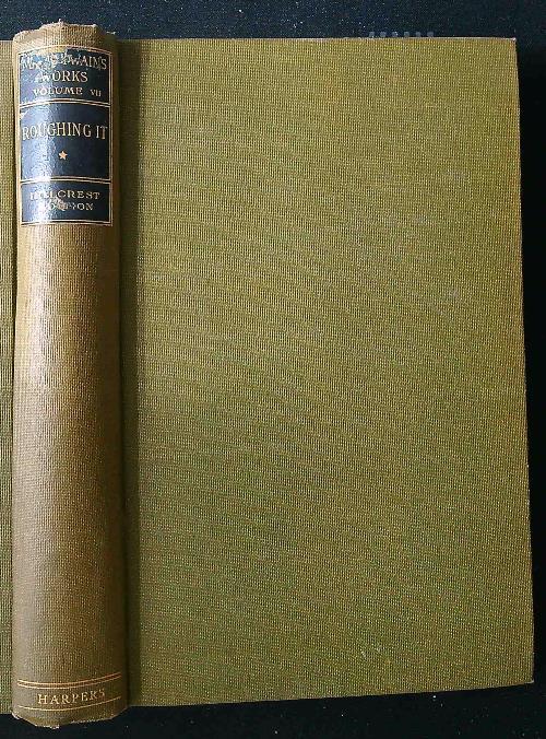 Roughing It vol. I - Mark Twain - copertina