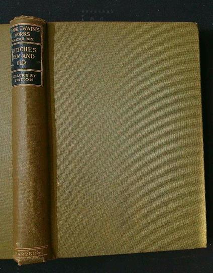 Sketches New and Old - Mark Twain - copertina