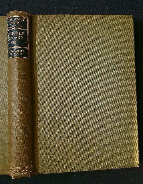 Sketches New and Old - Mark Twain - copertina