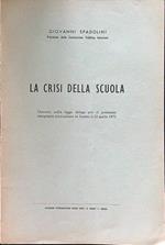 La crisi della scuola