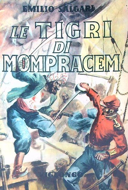 Le tigri di Mompracem - Emilio Salgari - copertina
