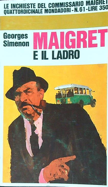 Maigret e il ladro - Georges Simenon - copertina