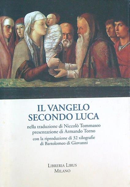 Il vangelo secondo Luca - copertina