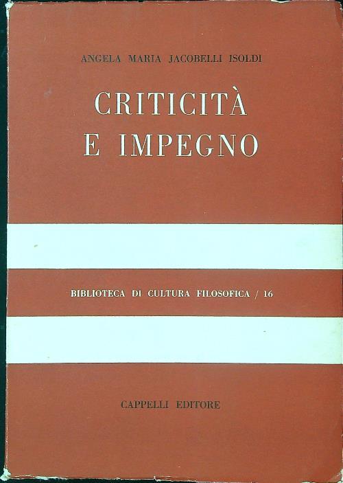 Criticità e impegno