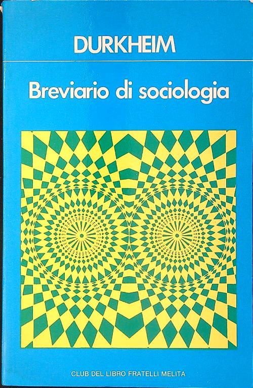 Breviario di sociologia