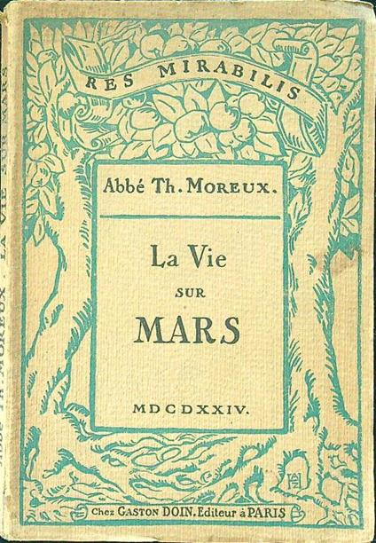 La vie sur Mars - copertina