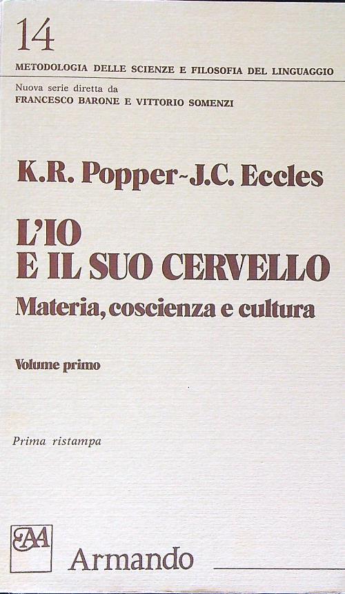 L' io e il suo cervello. Volume primo - copertina