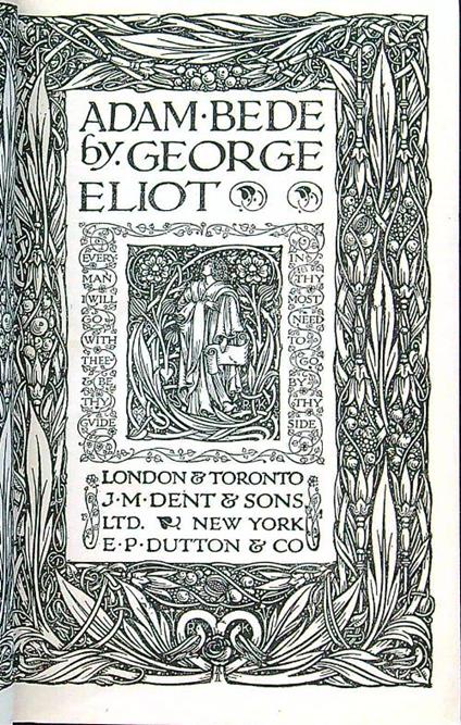 Adam Bede - George Eliot - copertina