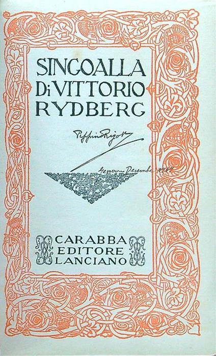 Singoalla - copertina