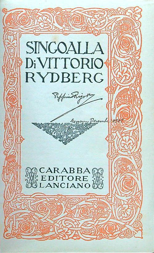 Singoalla - copertina