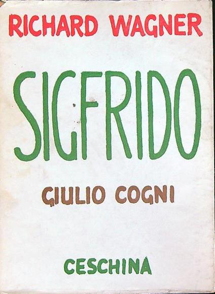 Sigfrido - Giulio Cogni - copertina
