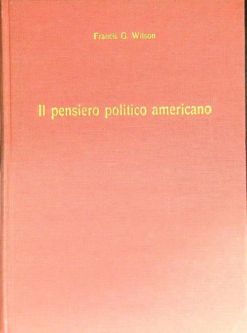 Il pensiero politico americano