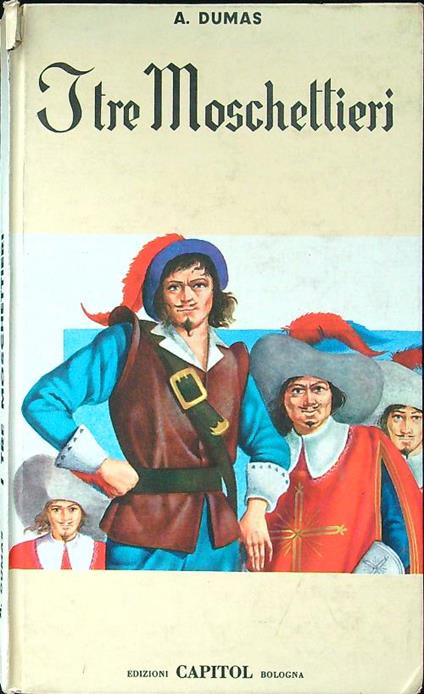 I tre moschettieri - Alexandre Dumas - copertina